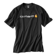 Black Signature Logo Short Sleeve T-Shirt-Medium