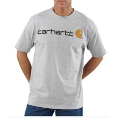 T-Shirt manches courtes à logo signature, moyen, gris