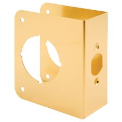 Door Reinforcer 1-3/4"T X 2-3/8"Bs 2-1/8" Brass