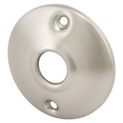 Door Knob Rosettes, 2-1/2", Steel, Satin Nickel Plated
