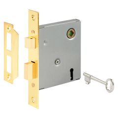 Mortise Replacement Lock Assy, Keyed , 5-1/2" Face Plate