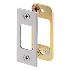 Deadbolt Strike, 2 Piece, High Security, Satin Nickel