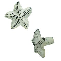 White Starfish Knob