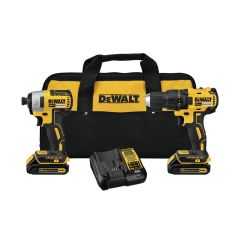 DeWaltT 20V Max Compact Brushless Drill Impact Kit