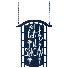 Sled Metal Flag