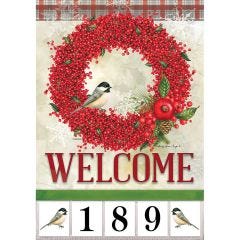 Winterberry Welcome Address Flag