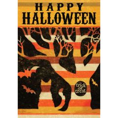 Halloween Tree Garden Flag