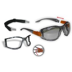 2 In 1 Safety Glasses with Interchanging Arm/Band