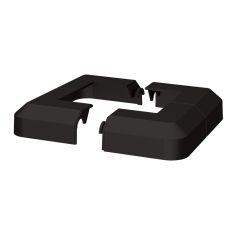 Black Tex 2.5" Post Base Cover