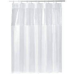 54" x 78" Clear Hitchcock EVA Shower Stall Curtain
