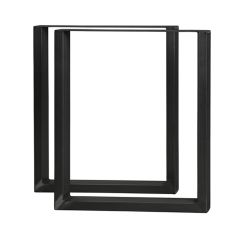 28"H x 24"W Black U Legs-2/Pack