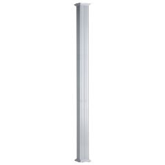 5-1/4" x 5-1/4" x 9' White Square Column
