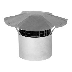 7" Galvanized Steel Chimney Rain Cap With Arrestor