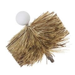 4" Pellet Stove Brush 1/4"-20