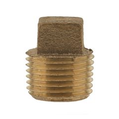 1/2" No Lead Bronze Cored Plug
