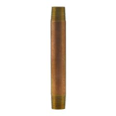 1/2" x 5-1/2" No Lead Bronze Nipple