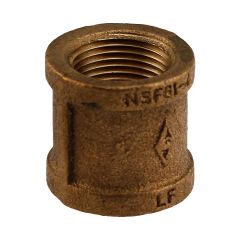 3/4" No Lead Bronze Coupling