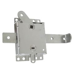 Garage Door Side Lock With Spring-Loaded Bolt