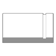 Primed MDF Notched Casing #22 5/8" x 3 1/2" x 14'