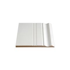 3/8" x 7.3/8" x 14' Primed MDF Baseboard