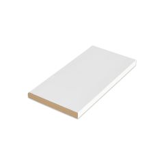 1.2" x 4.1/2" x 8' Primed MDF Baseboard
