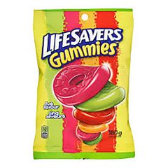 Taquet bonbons gélifiés Lifesaver 5 saveurs