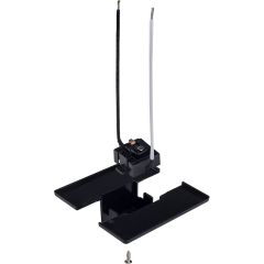 Track Lighting Center Feed Connector Black