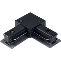 Track Lighting "L" Connector Black