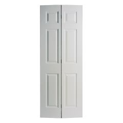 30" x 78" 6 Panel Textured Bifold