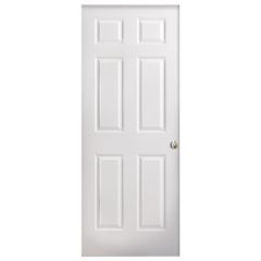 26" x 80" 6-Panel Prehung Right Interior Door