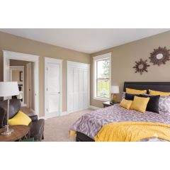 Porte pliante persienne en pin 1 3/8 x 36 x 80 po