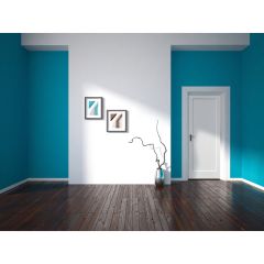Panneau Shaker pré-mont droit 1 pan FDM apprêt 45/8x30x80po