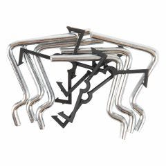 Straight Peg Hooks 6 Pieces