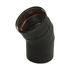 Selkirk 4" x 45 Degree Elbow Pellet Vent Black
