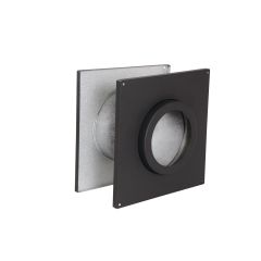 Selkirk 4" Wall Thimble Pellet Vent Black
