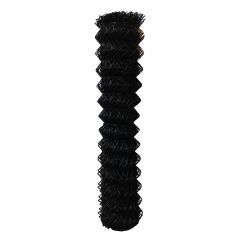 2" x 11 Gauge x 48" High Chain Link Fence Black 50' Roll