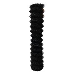 2" x 11 Gauge x 60" High Chain Link Fence Black 50' Roll