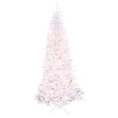 7 Ft Pre-lit White Pine Christmas Tree