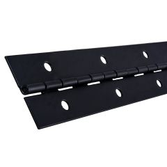 Charnière continue 24 x 1 1/2 po noir