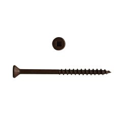 #8 x 3" Brown Deck Screw-500/Pack