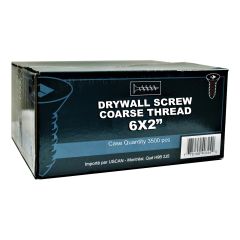 #6 x 2" Coarse Drywall Screw-17.69 lb