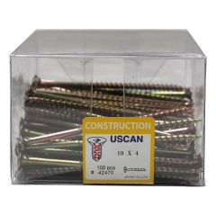 #10 x 4" Multi-Purpose Project Screw-100/Pack