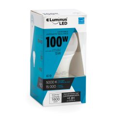 LED 16W OMNI A19 5000K Dimmable