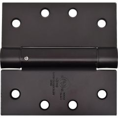Adjustable Spring Hinge 4" Oil Rubbed Bronze Square Corner