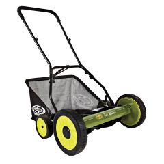 20" Sun Joe Manual Reel Mower With Grass Catcher