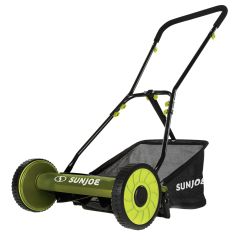 16" Sun Joe Manual Reel Mower With Grass Catcher