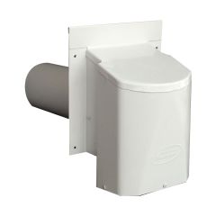 Hood Exhaust 4" White Maximum