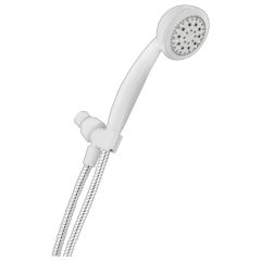 5 Setting White Hand Shower With 72" Flexible Hose