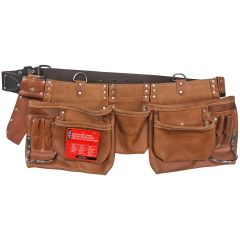 Oil Tanned Split Grain 11 Pocket Carpenter Apron