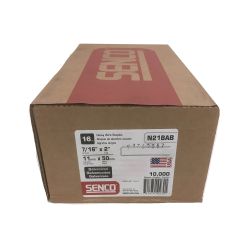 Senco 16 G Staples 7/16" Crown x 2" Long-10000/Box